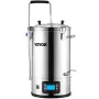 Electric Brewing System, 8 Gal/30 L, All-in-One Home Beer Brewer with Auto/Manual-Mode Panel, Mash Boil Device with 100-2500W Po