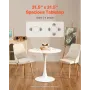 31.5 i runde spisebord træ køkkenbord til 2-4 person (kun tabel)