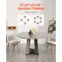 47 I runde spisebord træ køkkenbord til 2-4 personer (kun tabel)