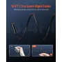 Endoscope Camera with Light, 1920P HD Borescope for Android & IOS, 8 LED Lights Inspection Camera with 3m Semi-Rigid Cable, 2X Z