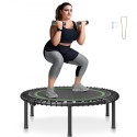 40" Foldable Mini Fitness Trampoline Adults Indoor Exercise Rebounder