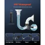 Endoskopkamera 1920p HD Borescope til Android & iOS med 15 m