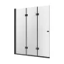 Bathtub Shower Door 51 in. W x 56 in. H Frameless Foldable Tub Shower Door