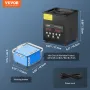 2L Ultra Sonic Cleaner, 60W Digital Sonic Cleaning Machine with Gentle Mode & Upgraded Degassing, 40kHz Ultrasound Cleaner Machi