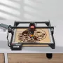Laser Engraver, 5W Output, Laser Engraving Cutter Machine, 14.9 x 15.7 in/38 x 40 cm Working Area, 10000 mm/min Movement Speed, 