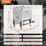 Manual Meat Mixer, 15L Fixed Tank Meat Processing Equipment(Mixing Maximum 15LBS for Meat), Stainless Steel Meat Mixer, Sausage 
