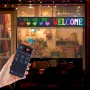 52x8in Programmerbar LED -tegn Digital rulle Display Board P10