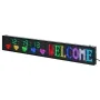 Programmable LED Sign, P10 Full Color Flexible Digital Scrolling Panel, DIY Custom Text Pattern GIF Display Board, Bluetooth APP
