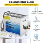 Ultrasonic Cleaner, 36KHz~40KHz Adjustable Frequency, 6L 220V, Ultrasonic Cleaning Machine with Digital Timer and Heater, Lab So