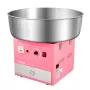 Electric Cotton Candy Machine, 1000W Commercial Candy Floss Maker with 52cm Stainless Steel Bowl, Sugar Scoop, and Drawer, Easy 