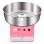 Electric Cotton Candy Machine, 1000W Commercial Candy Floss Maker with 52cm Stainless Steel Bowl, Sugar Scoop, and Drawer, Easy 