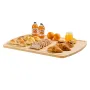 Noodle Board Stove Cover, Stove Top Cover Board for Gas Burner & Electric Stove, Bamboo Wood Cutting Board with Juice Grooves, R