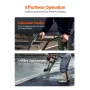 Concrete Power Screed, 4 ft Aluminum Board Straight Edge Bar Set, 4 Stroke Cement Finishing Vibrating Motor with Height Adjustab