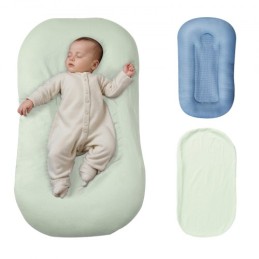 Baby Infant Lounger 100% Cotton Soft Newborn Nest Sleeper with 2 Covers