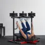 Vertical Leg Press Machine, Lower Body Special Home Gym Machine, Carbon Steel Leg Press Exercise Training Equipment, Adjustable 