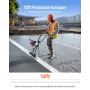 Concrete Power Screed, 12 ft Aluminum Board Straight Edge Bar Set, 4 Stroke Cement Finishing Vibrating Motor with Height Adjusta