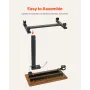 Overbed Table Mobile Bed Side Desk With Electric Lifting & 4