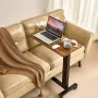 Overbed Table Mobile Bed Side Desk With Electric Lifting & 4