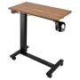 Overbed Table Mobile Bed Side Desk With Electric Lifting & 4