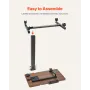 Overbed Table Mobile Bed Side Desk med flip Desktop Wheels &