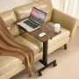Overbed Table Mobile Bed Side Desk med flip Desktop Wheels &