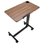 Overbed Table Mobile Bed Side Desk med flip Desktop Wheels &