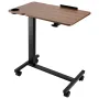 Overbed Table Mobile Bed Side Desk med flip Desktop Wheels &