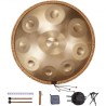 Handpan Drum 22 in 9 Notes D Minor Steel Hand Drum with Mallets for Adult
