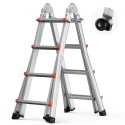 Telescoping Ladder A Frame 13 FT Extension Multi-Function for Homework
