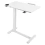 Overbed bordseng sidebord med flip desktop hjul og kopholder