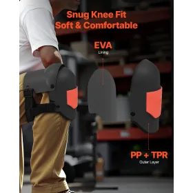 Knee Pads for Work Extra Thick for Construction Flooring Roofing Cleaning