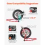 Motorcycle Stand Lift, 850lbs Capacity Front Rear Combo Stand Lift, Front Wheel Dual-Fork Stand, Rear U+L Fork Swingarm Spool St
