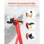 Motorcycle Stand Lift, 850lbs Capacity Front Rear Combo Stand Lift, Front Wheel Dual-Fork Stand, Rear U+L Fork Swingarm Spool St