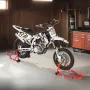 Motorcykel foran og bageste stativ løft 850 lb spoolift paddock