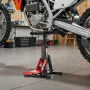 Dirt Bike Lift Stand 440 lbs Justerbar hydraulisk motorcykel