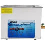 Ultrasonic Cleaner, 36KHz~40KHz Adjustable Frequency, 15L 220V, Ultrasonic Cleaning Machine with Digital Timer and Heater, Lab S