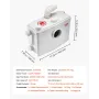 Macerator Pump, 1200W, 180 L/min(48 GPM) Flow, 33 ft/10 m Head, Macerator Sewerage Toilet Pump with 4 Water Inlets, Waste Water 