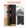 Retractable Baby Gate, 870 mm Tall, Extends up to 1800 mm Wide, Retractable Gate for Kids or Pets, Mesh Material, Easy to Instal
