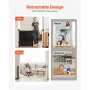 Udtrækkelig babyport 870 mm høj strækker sig til 1800 mm brede