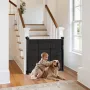 Retractable Baby Gate, 870 mm Tall, Extends up to 1800 mm Wide, Retractable Gate for Kids or Pets, Mesh Material, Easy to Instal