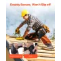 Knee Pads for Work, Heavy Duty Construction Knee Pads with Adjustable Straps & Rivets, Thick Gel Knee Pads with Foam Cushion for