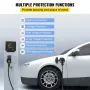 Bærbar EV -oplader, type 2 10A, elektrisk køretøjsoplader 6