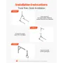 Trapeze bar til sengemobilitet 350 kg kapacitet seng trapeze