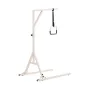 Trapeze Bar for Bed Mobility, Height-Adjustable Bed Trapeze with 2 Casters, 350LBS Weight Capacity Heavy Duty Pull Up Assist Bar