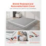 Boks Spring Queen Size Bed Frame med stof klud 79,1 L x 59,4 W