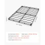 Boks Spring Queen Size Bed Frame med stof klud 79,1 L x 59,4 W