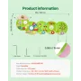 Caterpillar Activity Wall Busy Board Panels, 12 Activities, Montessori Sensory Wall Toy for Kids 3-12 Years, Montessori Learning