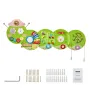 Caterpillar Activity Wall Busy Board Panels, 12 Activities, Montessori Sensory Wall Toy for Kids 3-12 Years, Montessori Learning