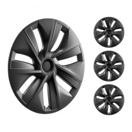 19 "Wheel Rim-dækning til 2020-2023 Model Y Hubcap med ventildysehul