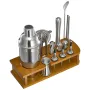 Cocktail shaker sæt 18 pcs bartender kit rustfrit stål bar